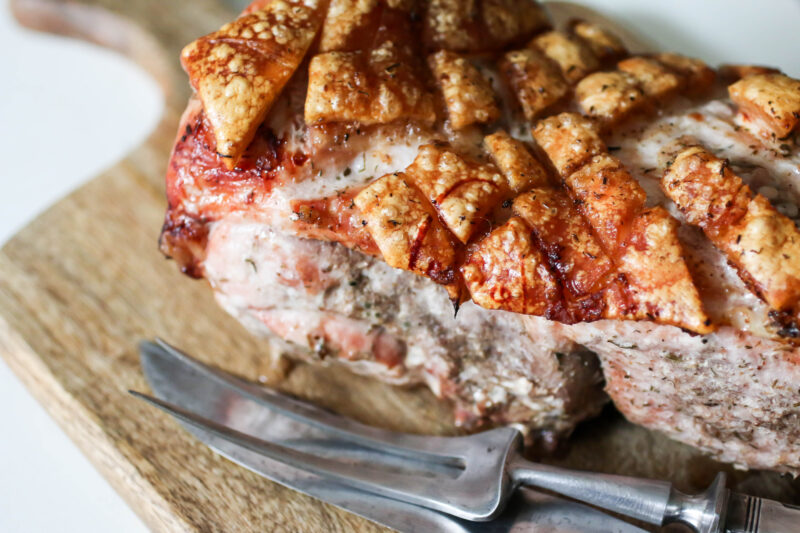 Hog,Roast,And,Pork,Crackling,,Selective,Focus