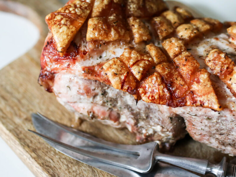 Hog,Roast,And,Pork,Crackling,,Selective,Focus