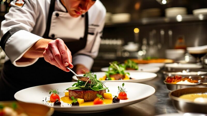 A,Private,Chef,Plating,Up,A,Fancy,Meal